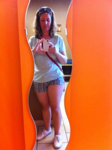 This is my 'before' photo. The last photo of me sans adornment. (Unless you count the four earrings.)